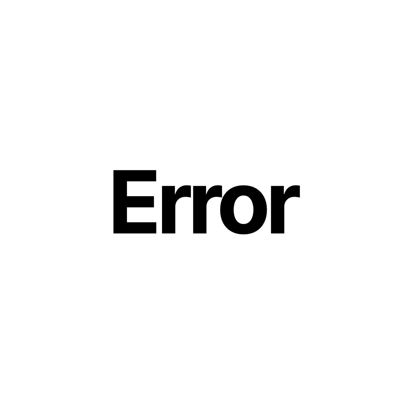 404 Error